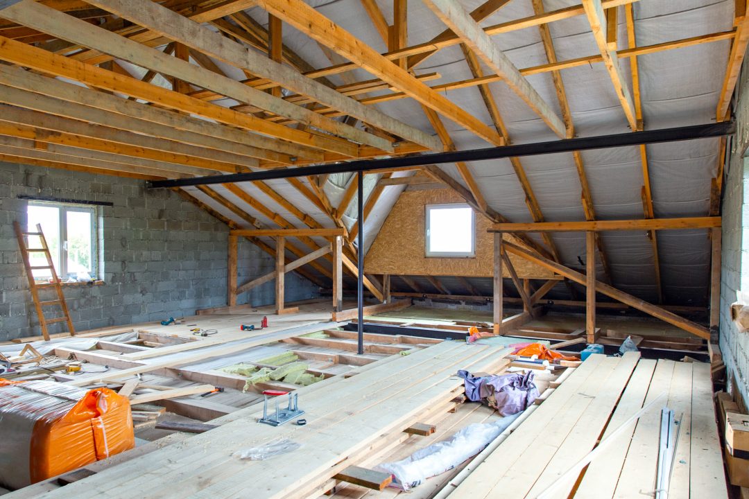 Construction,Of,The,Second,Floor,Inside,Home
